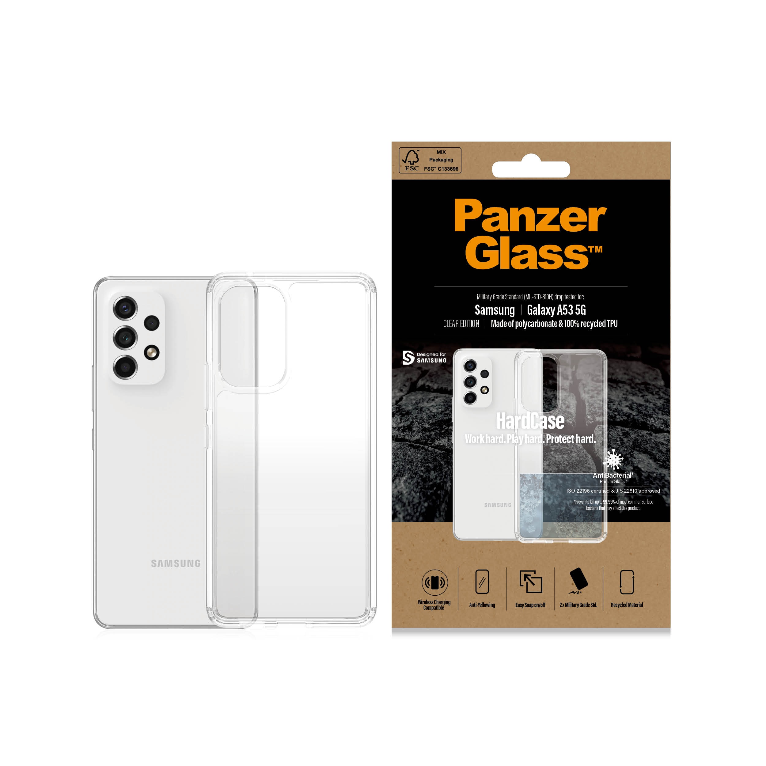 Hardcase Funda Samsung Galaxy A53 transparente