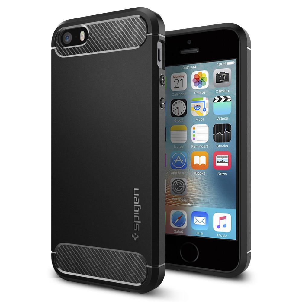 Funda Rugged Armor iPhone 5/5S/SE Black