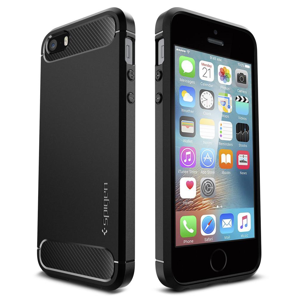 Funda Rugged Armor iPhone 5/5S/SE Black