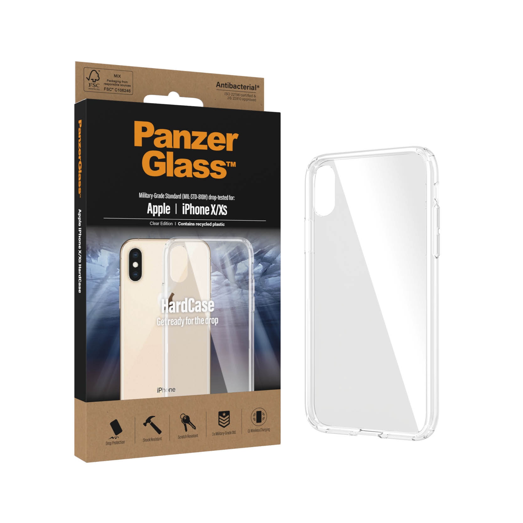 Hardcase Funda iPhone X/XS transparente