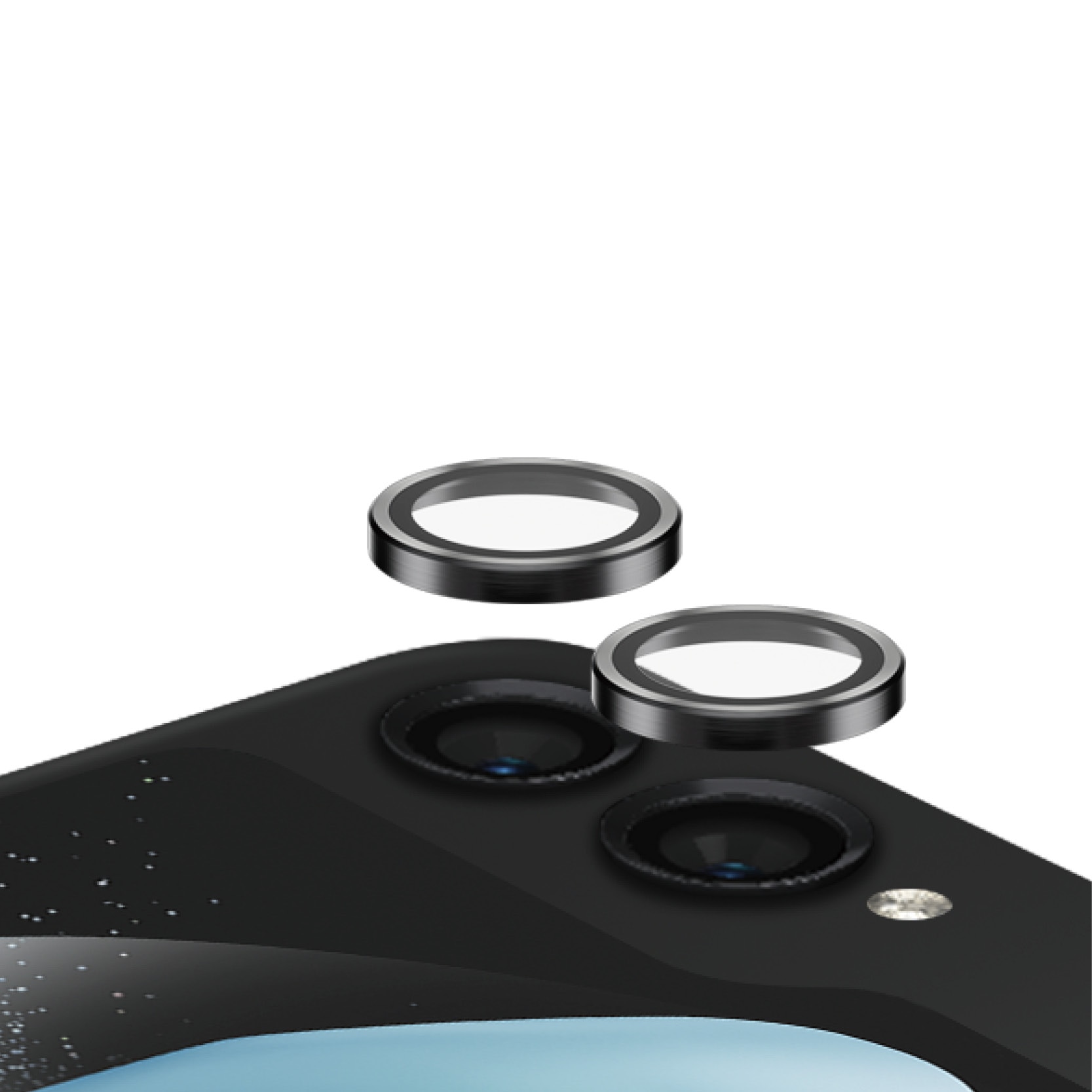Samsung Galaxy Z Flip 5 Hoops Camera Lens Protector Black