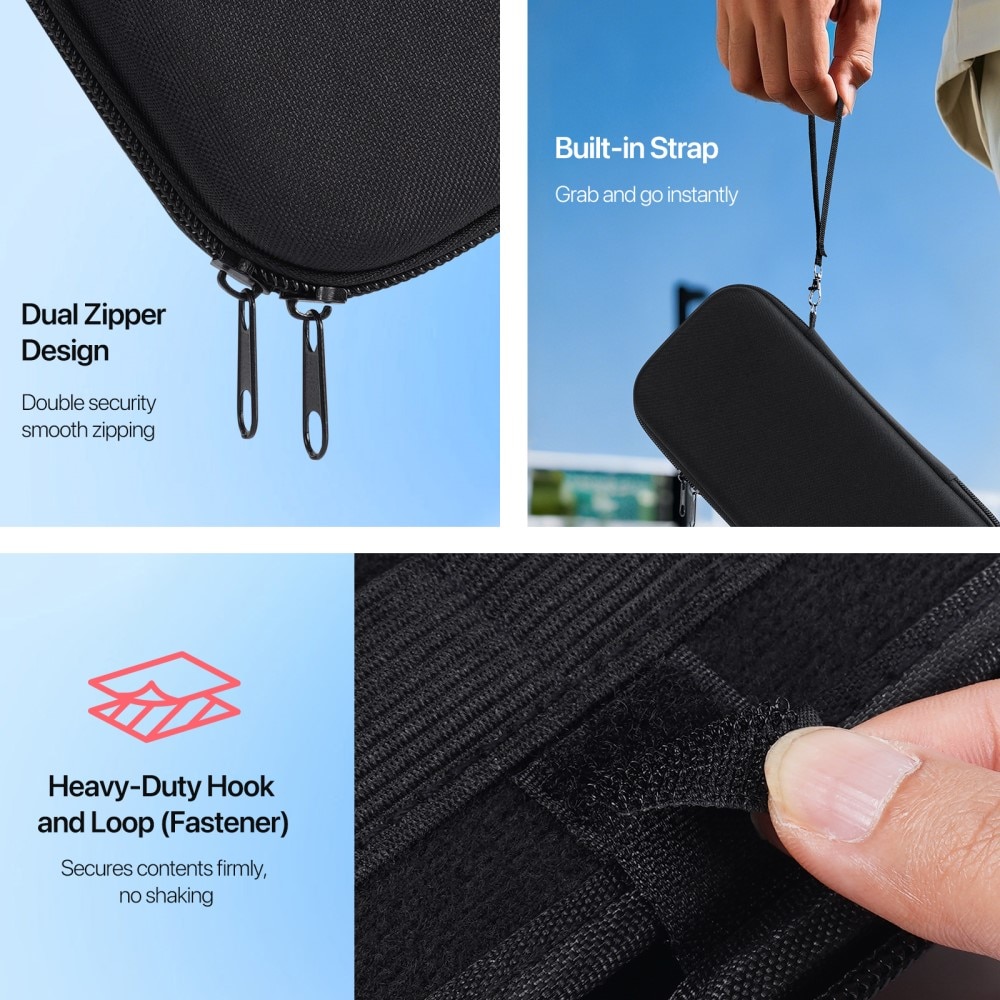 Estuche de almacenamiento para Nintendo Switch 2 negro