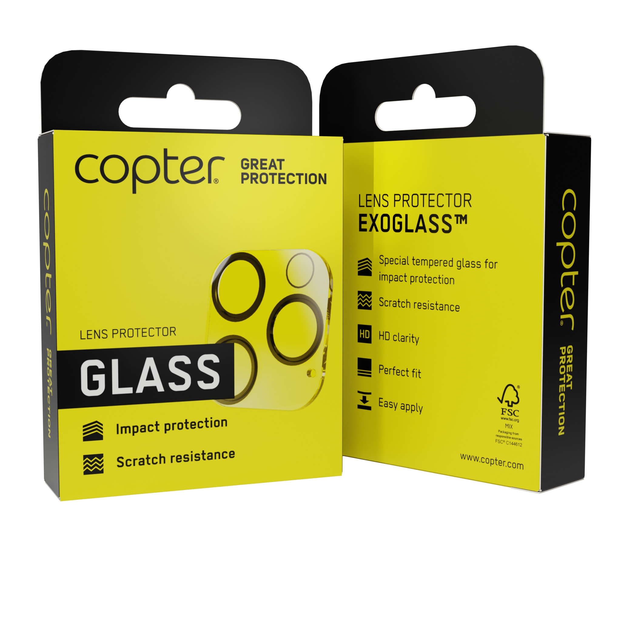 Cubre objetivo de cristal templado Exoglass iPhone 14 Pro Max