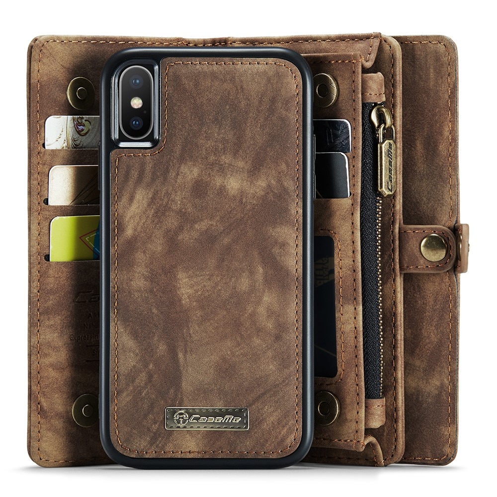 Cartera Multi-Slot iPhone X/XS Marrón