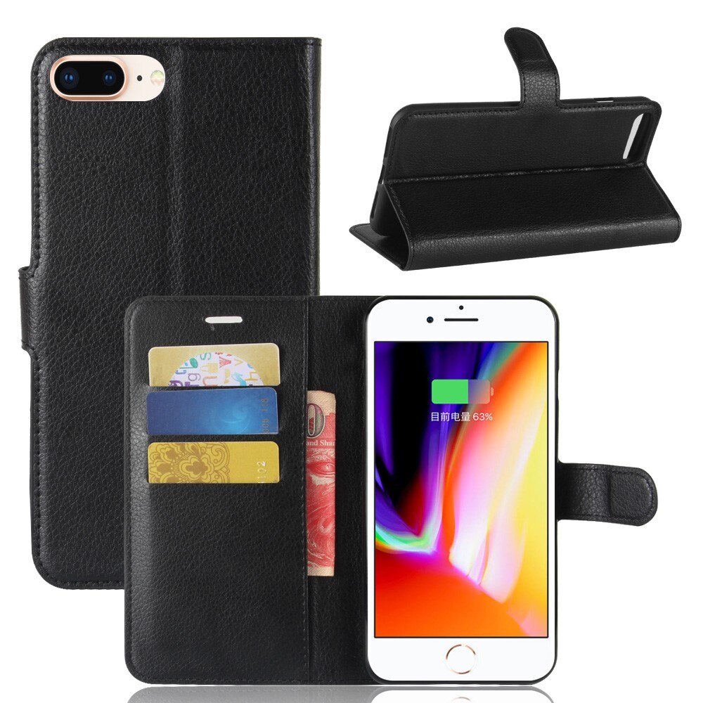 Funda cartera iPhone 7 Plus/8 Plus Negro