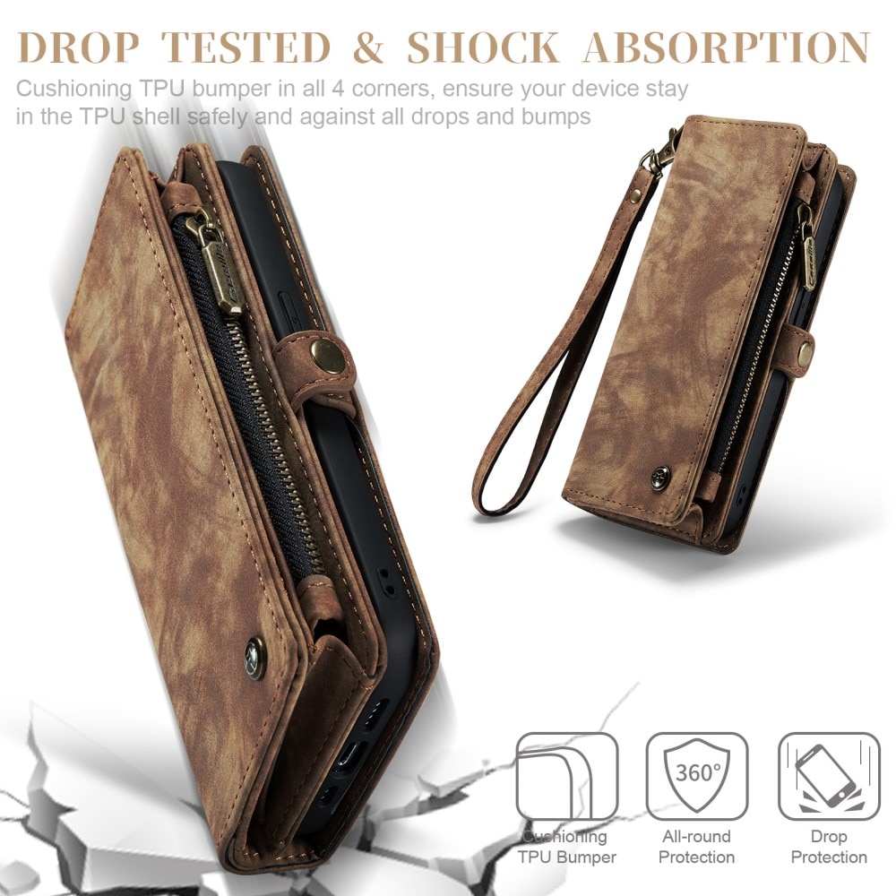 Cartera Multi-Slot iPhone Xr Marrón