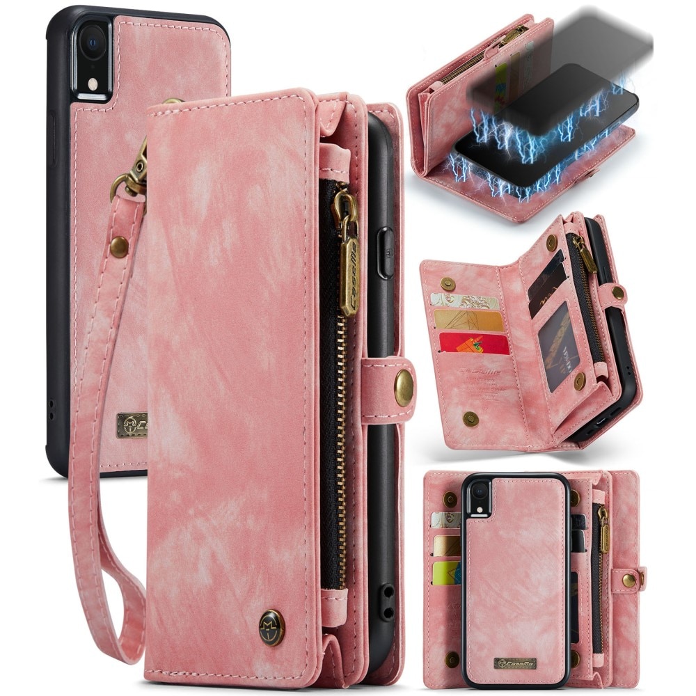 Cartera Multi-Slot iPhone XR rosado