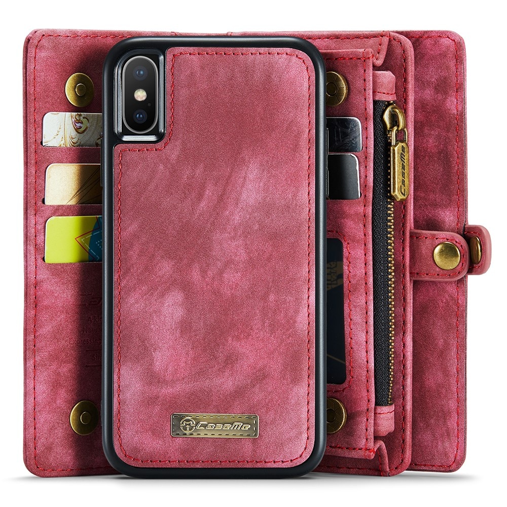 Cartera Multi-Slot iPhone Xs Max Rojo