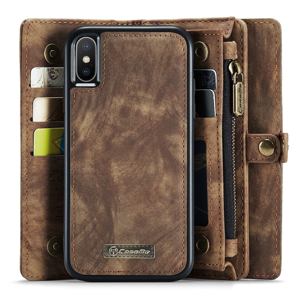 Cartera Multi-Slot iPhone Xs Max Marrón