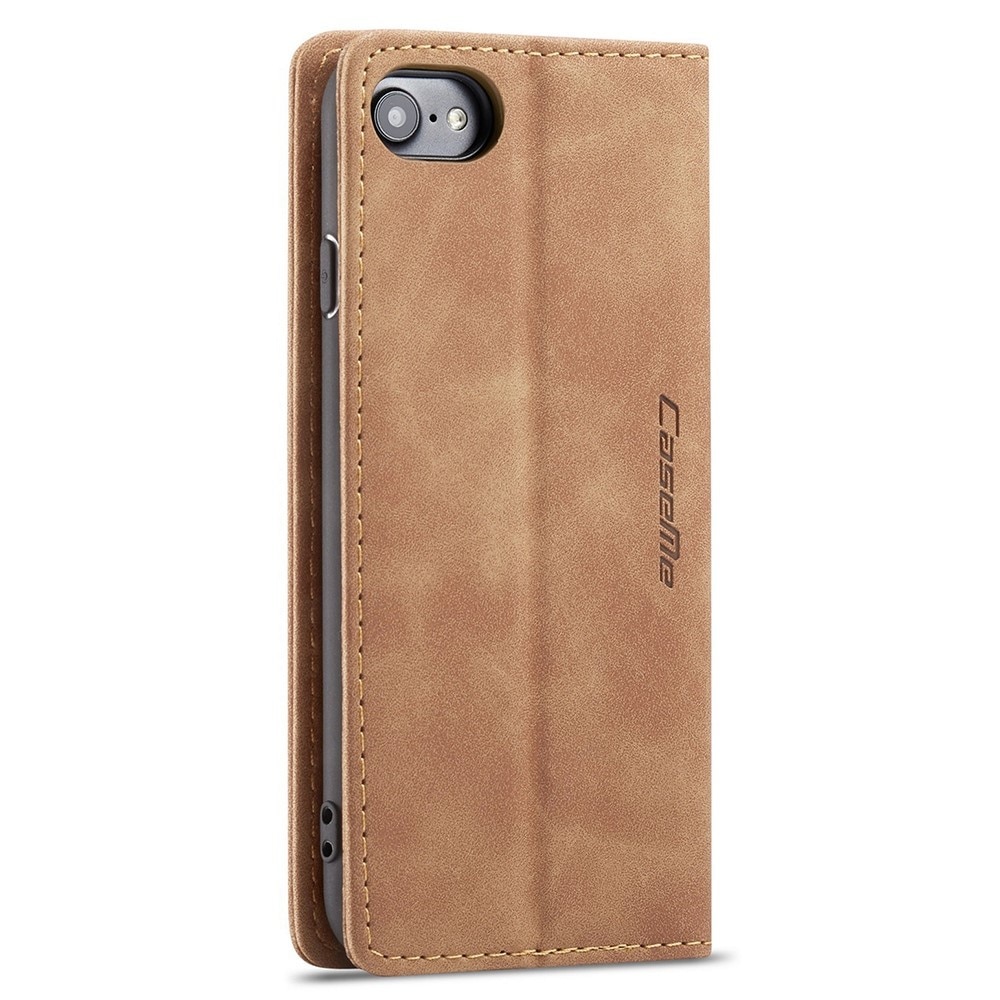 Funda delgada con solapa iPhone 8 Marrón