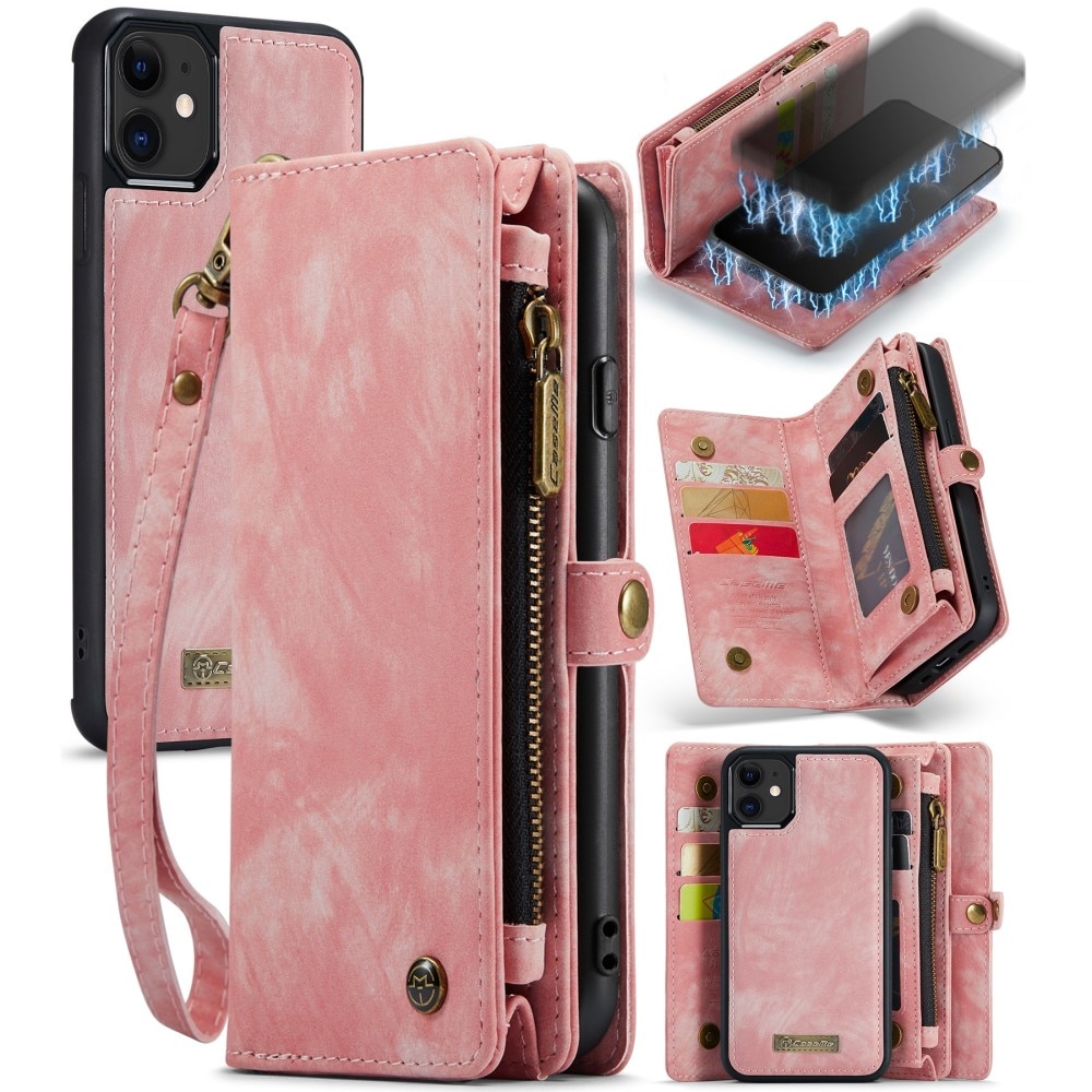Cartera Multi-Slot iPhone 11 rosado