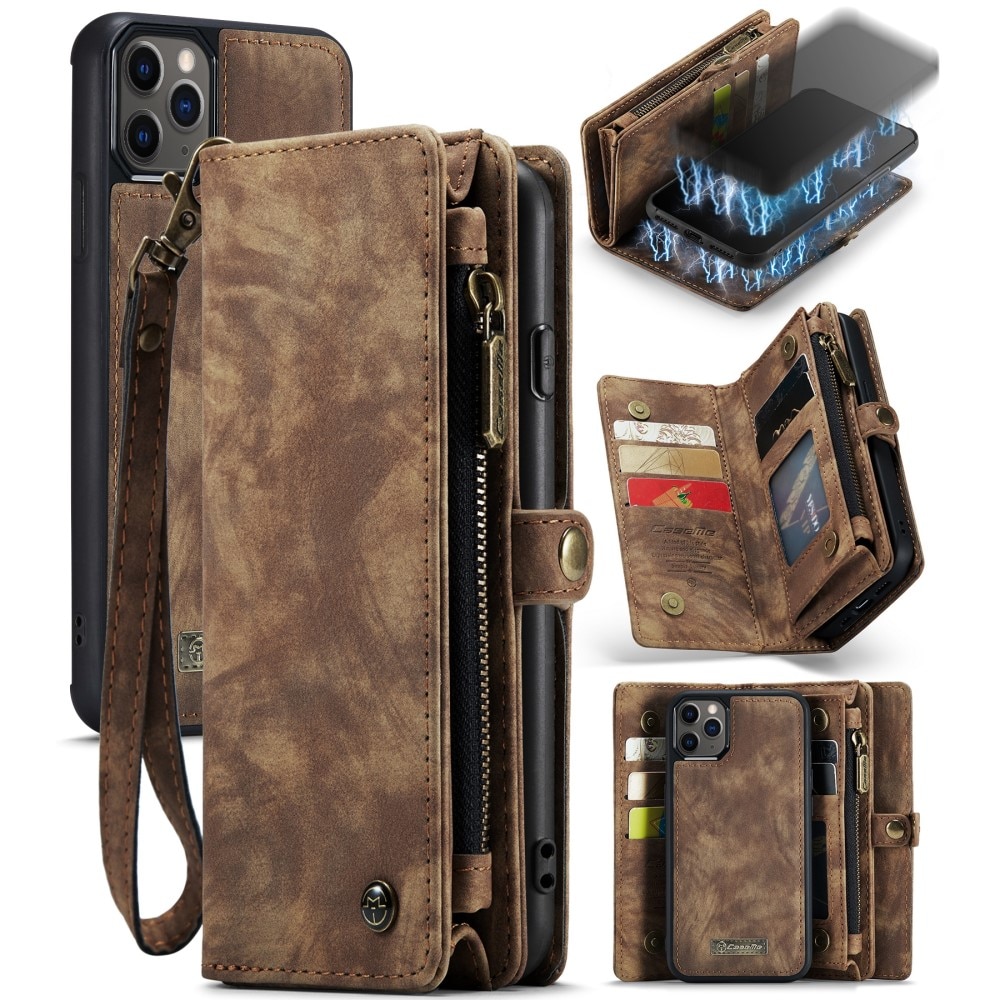 Cartera Multi-Slot iPhone 11 Pro Marrón