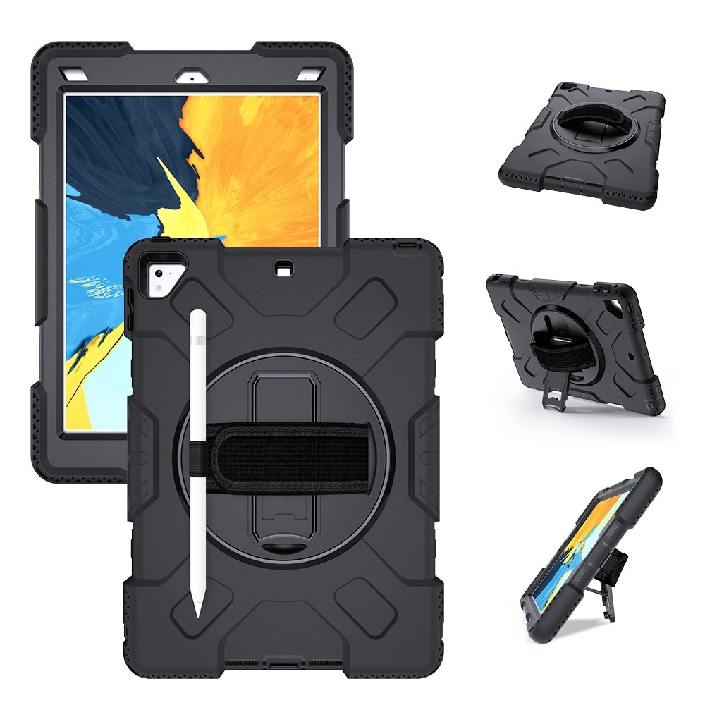 Funda híbrida a prueba de golpes Correa el hombro iPad 9.7 6th Gen (2018) negro