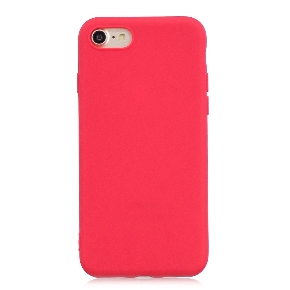 Funda TPU iPhone 7 rojo