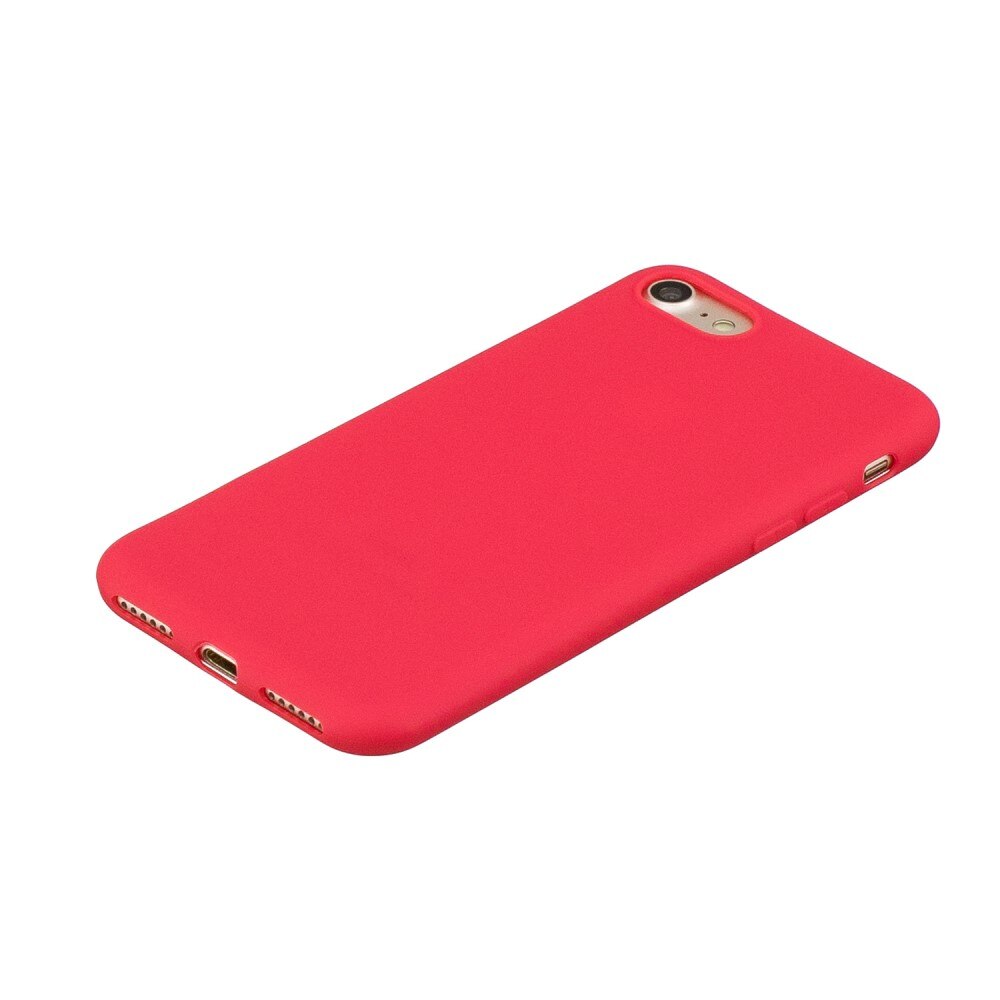 Funda TPU iPhone SE (2022) rojo