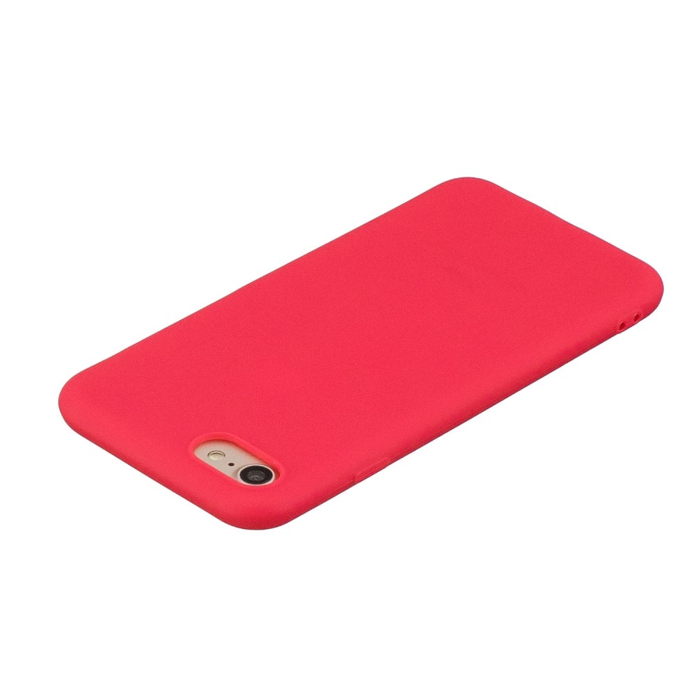 Funda TPU iPhone SE (2022) rojo
