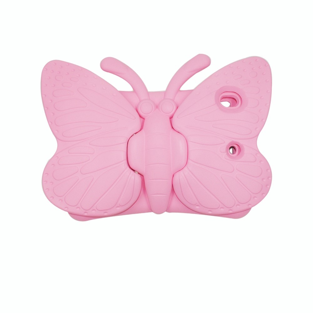 Funda con diseño de mariposas iPad 10.2 9th Gen (2021) rosado