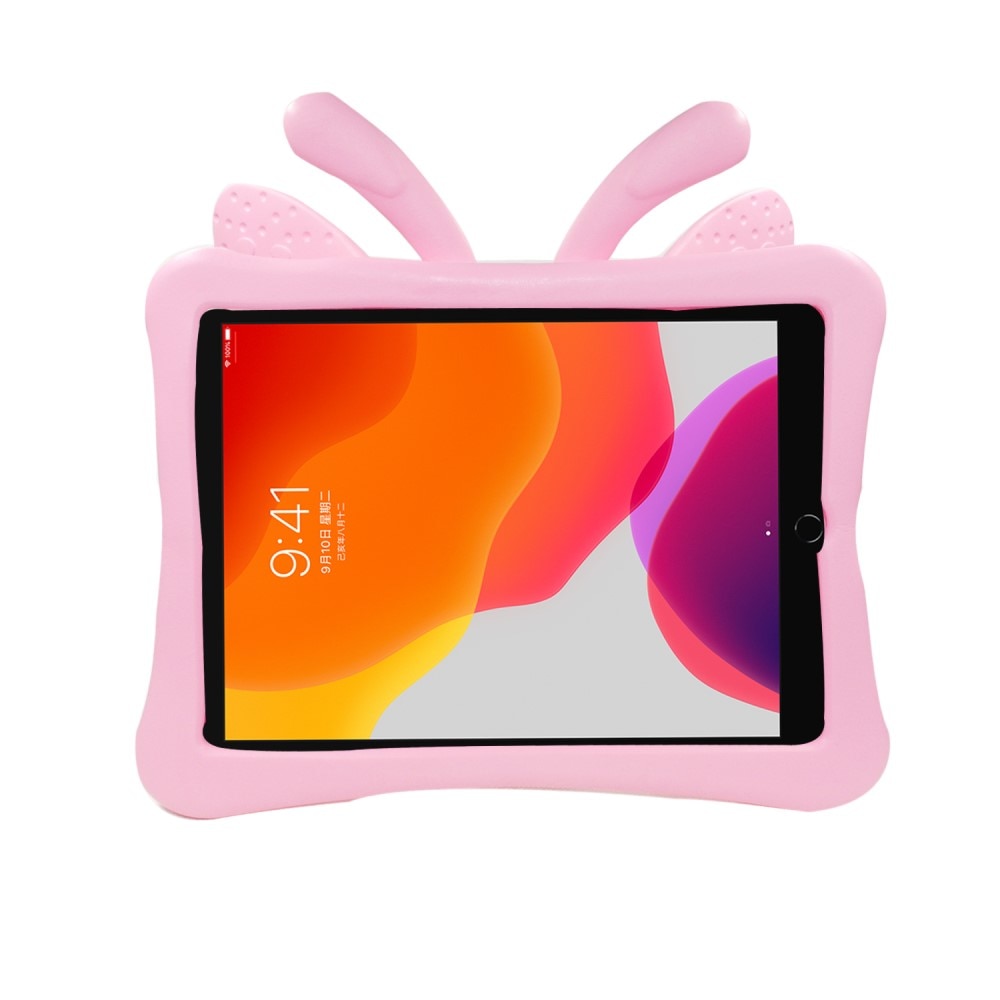 Funda con diseño de mariposas iPad 10.2 8th Gen (2020) rosado