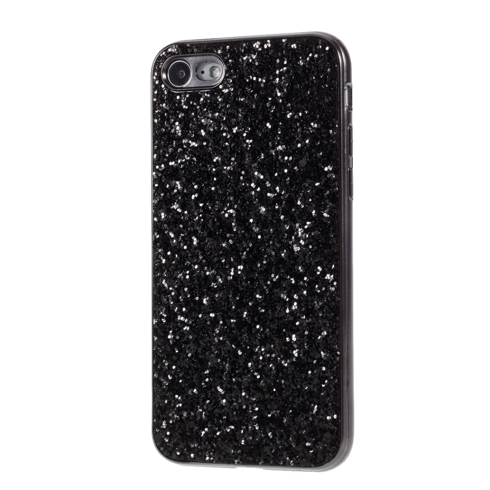 Funda Brillantina iPhone 8 negro