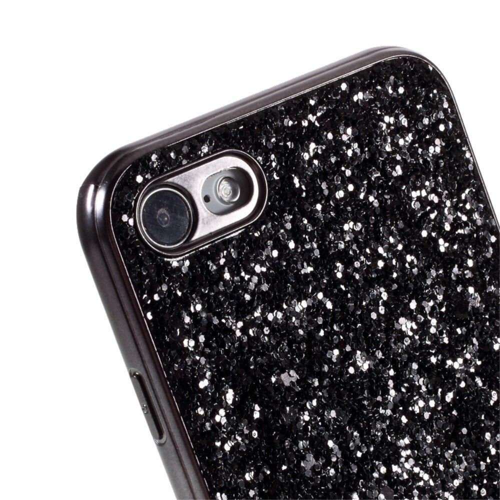 Funda Brillantina iPhone SE (2020) negro