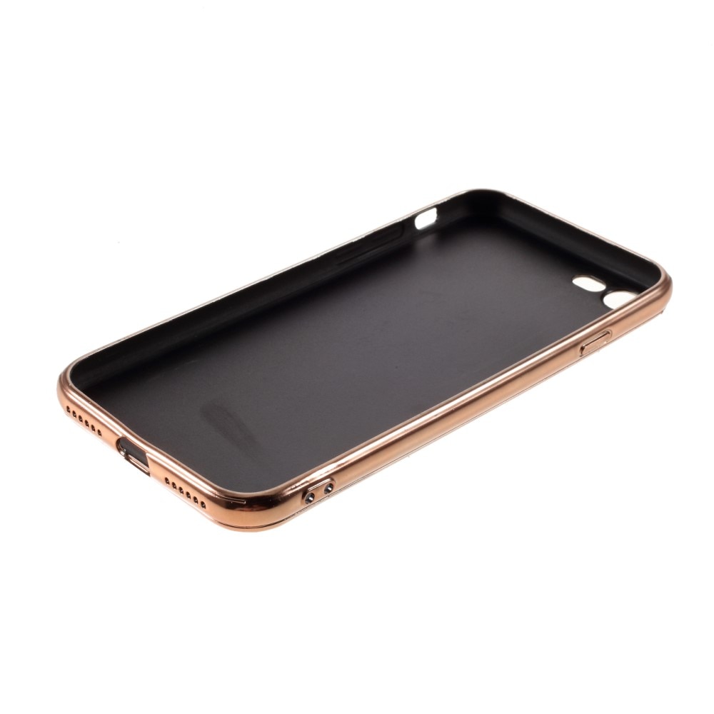 Funda Brillantina iPhone SE (2020) oro rosa