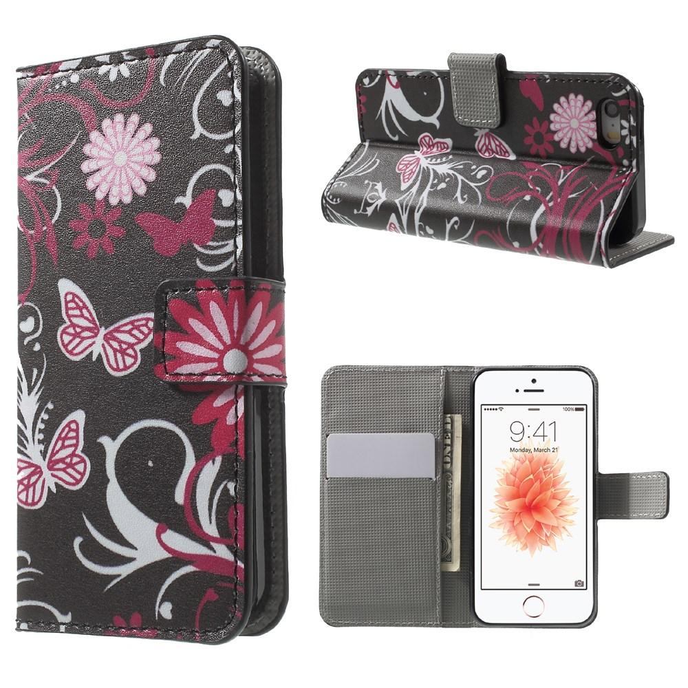 Cartera iPhone 5/5S/SE Mariposa negra
