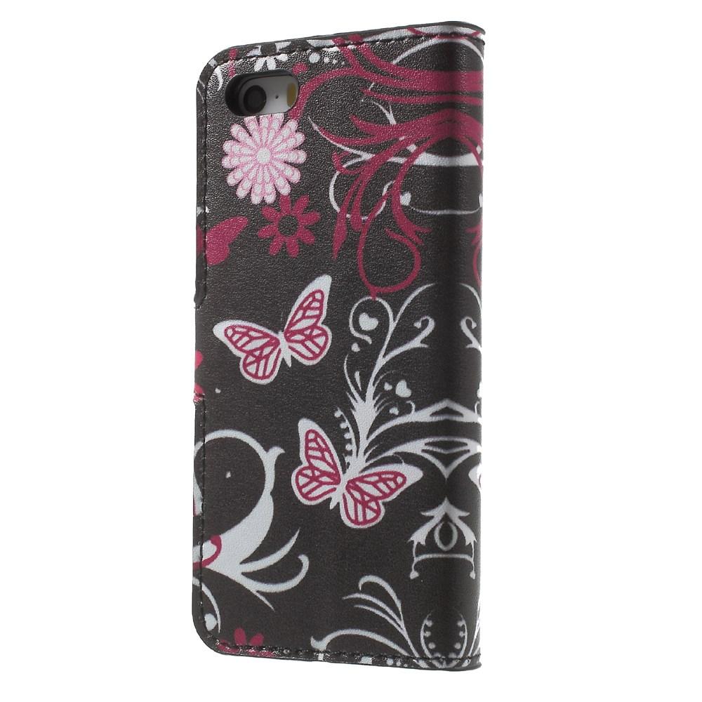 Cartera iPhone 5/5S/SE Mariposa negra
