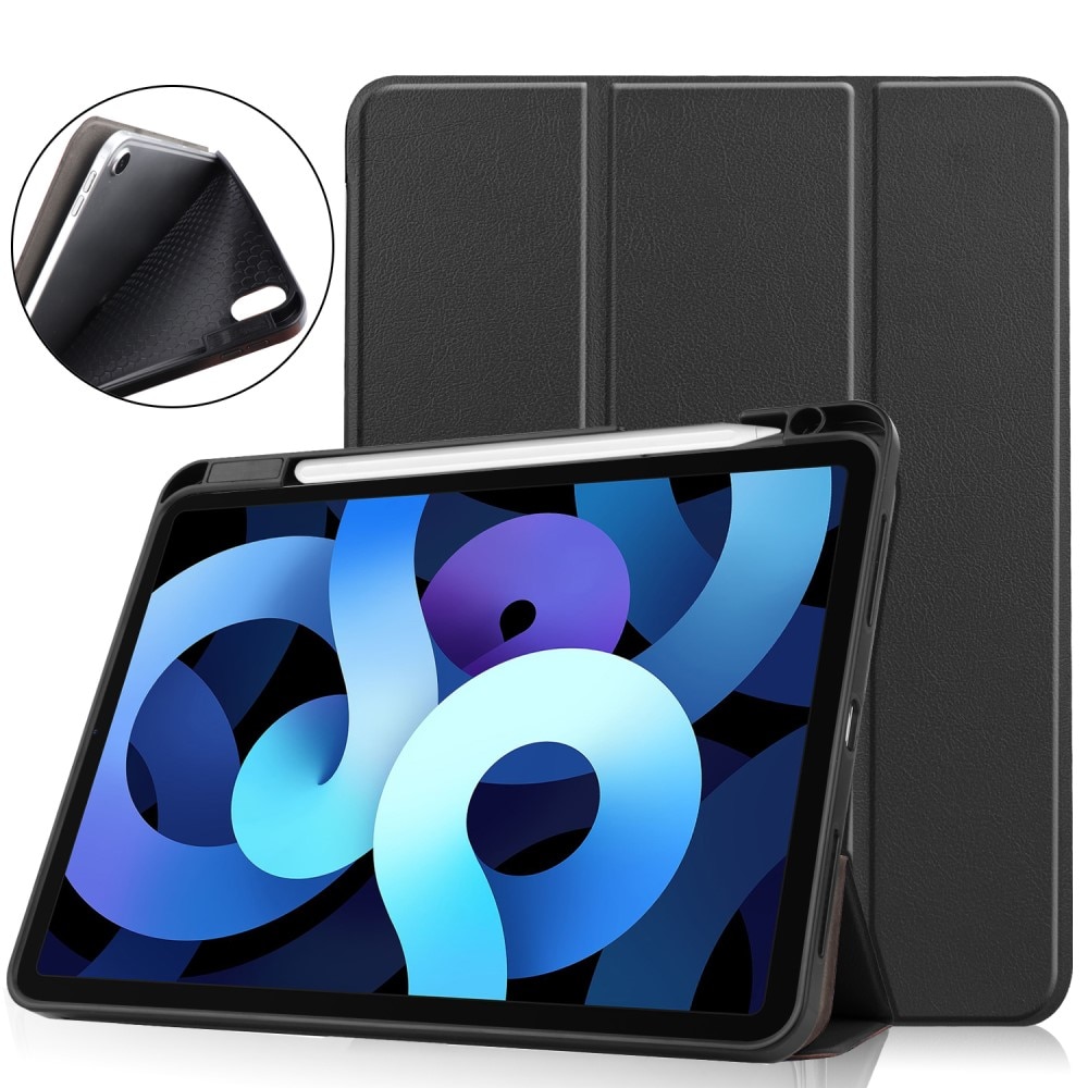 Funda Tri-Fold con portalápices iPad Air 10.9 5th Gen (2022) negro