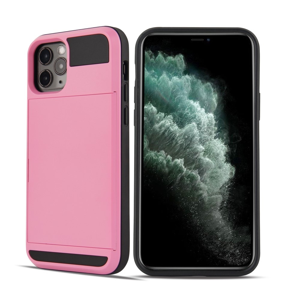 Funda con ranura para tarjetas iPhone 12 Mini Rosa