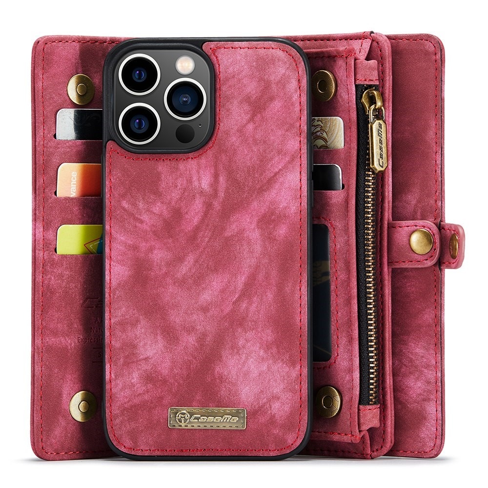 Cartera Multi-Slot iPhone 12 Pro Max Rojo