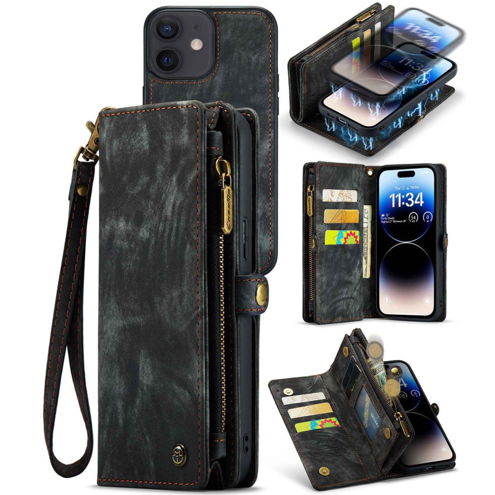 Cartera Multi-Slot iPhone 12/iPhone 12 Pro Gris
