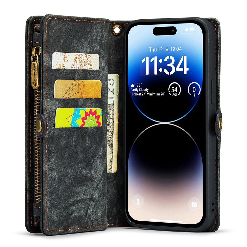 Cartera Multi-Slot iPhone 12/iPhone 12 Pro Gris