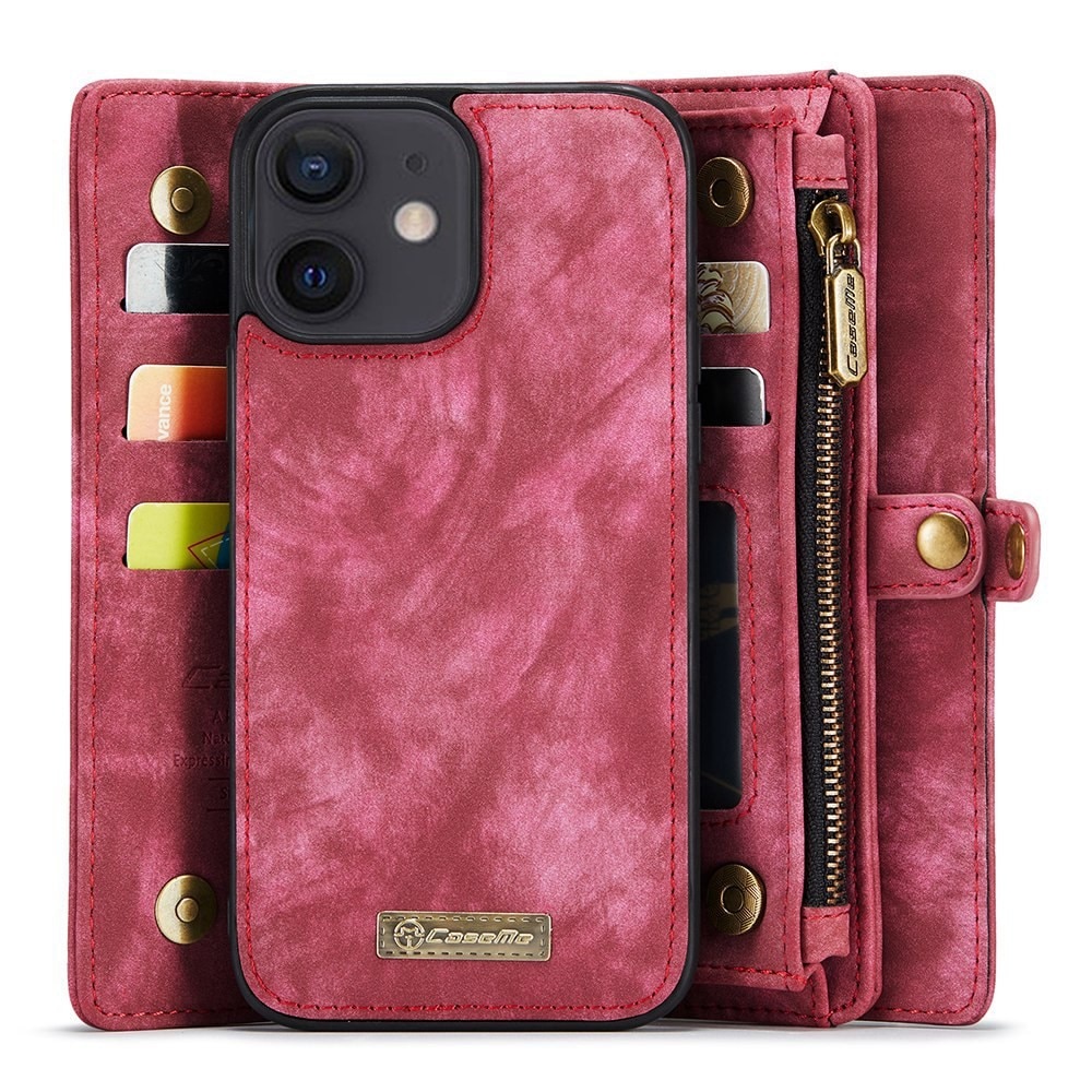 Cartera Multi-Slot iPhone 12/12 Pro Rojo
