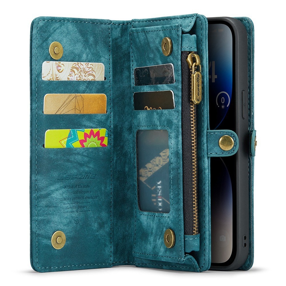 Cartera Multi-Slot iPhone 12/iPhone 12 Pro Azul