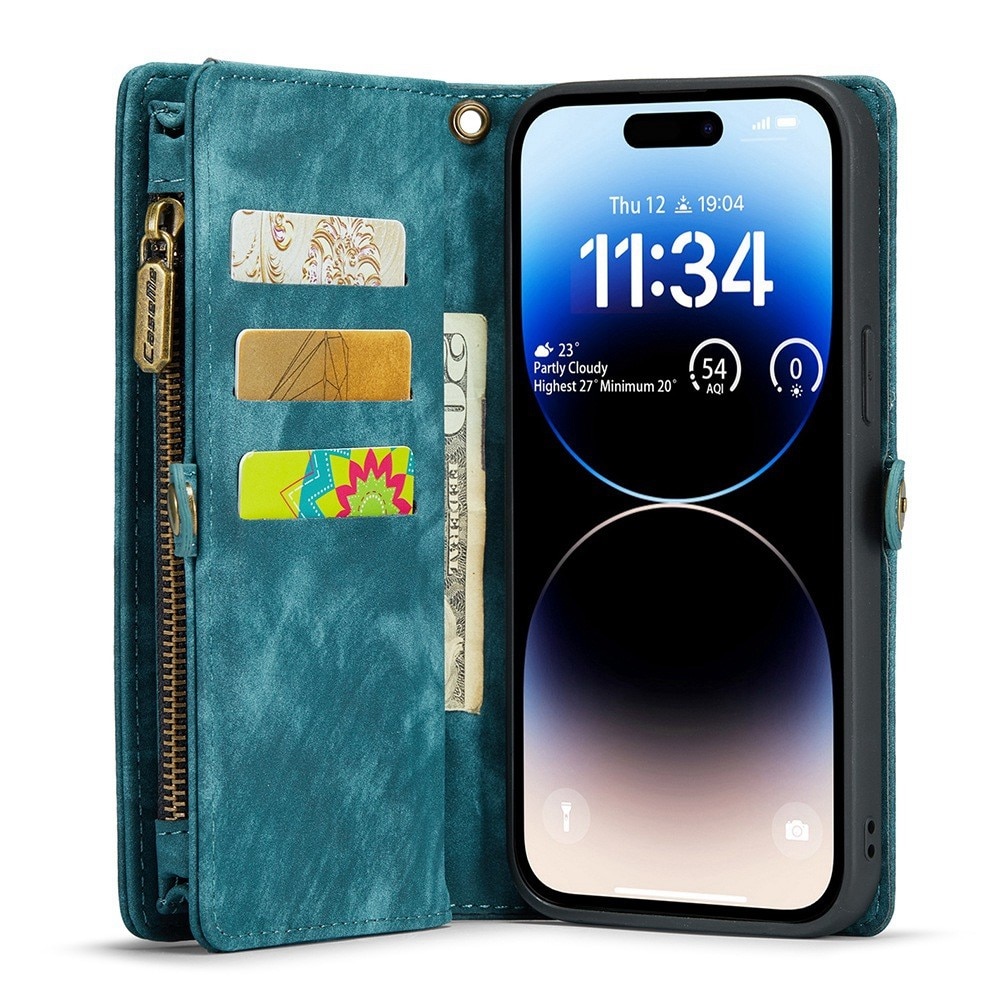 Cartera Multi-Slot iPhone 12/iPhone 12 Pro Azul