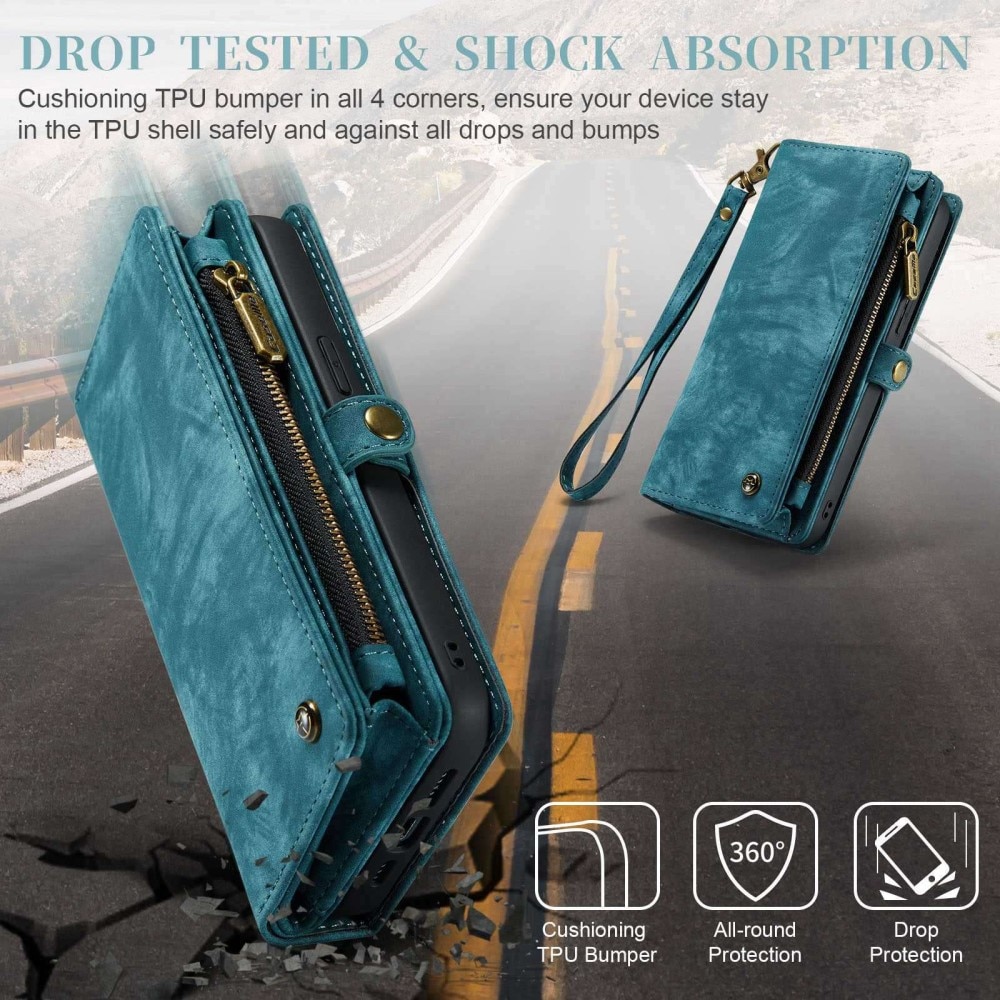 Cartera Multi-Slot iPhone 12/iPhone 12 Pro Azul