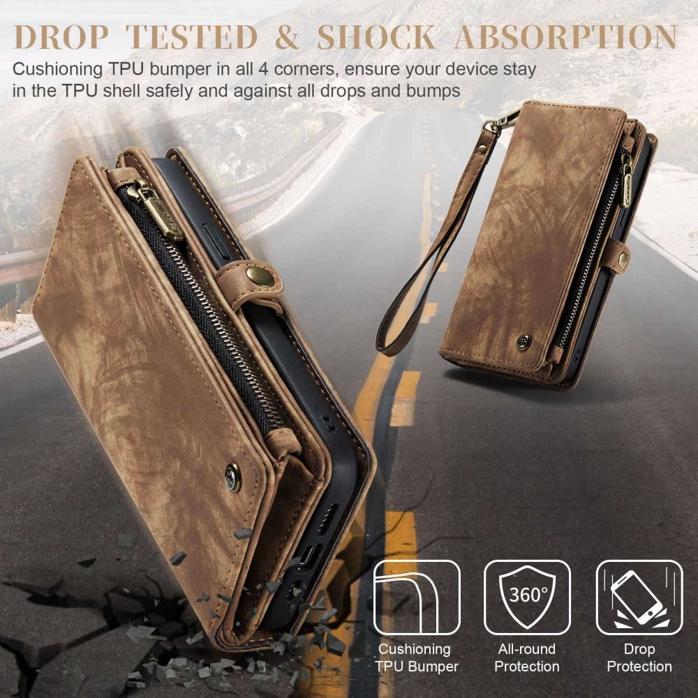 Cartera Multi-Slot iPhone 12/iPhone 12 Pro Marrón