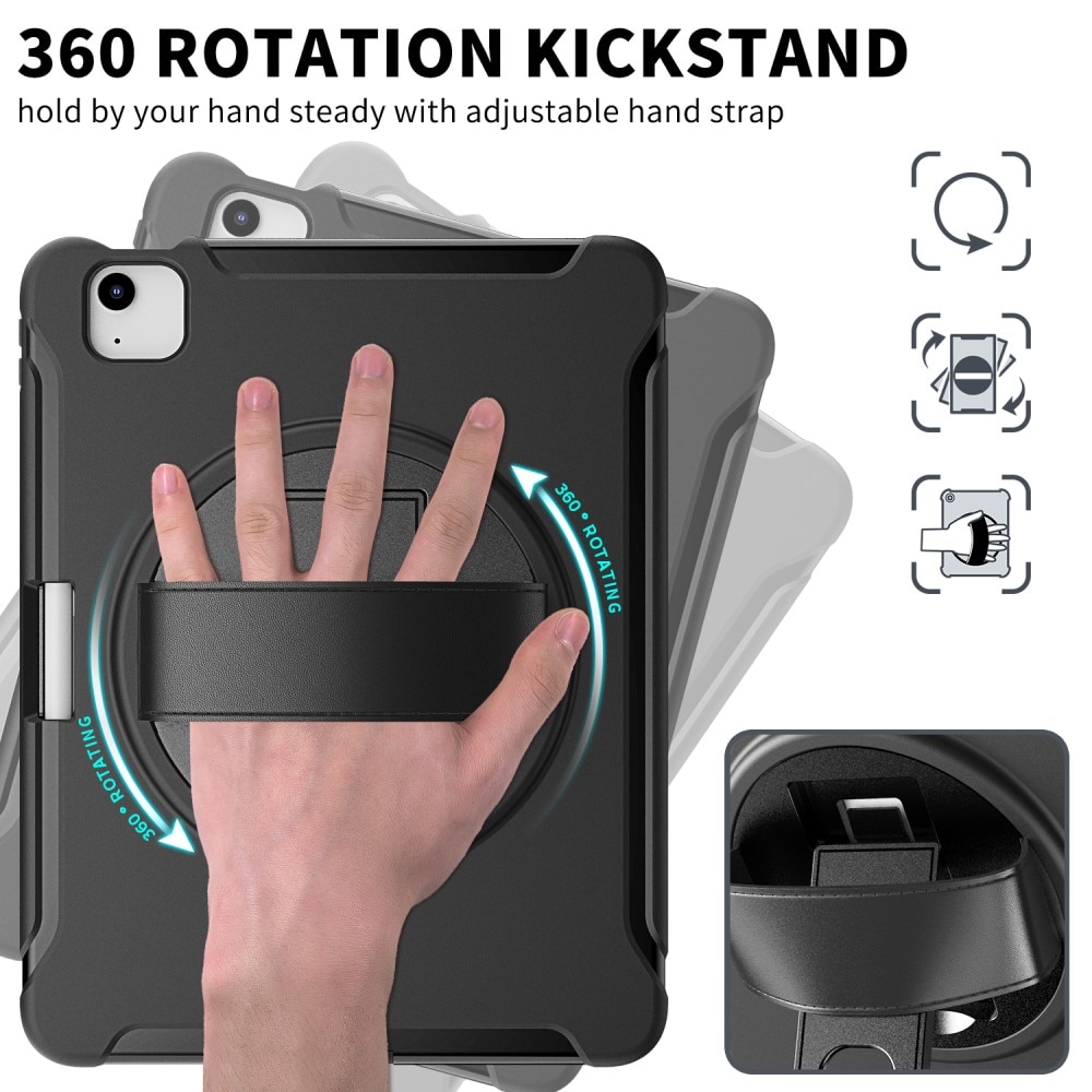 Funda híbrida a prueba de golpes Apple iPad Air 11 7th Gen (2025) negro