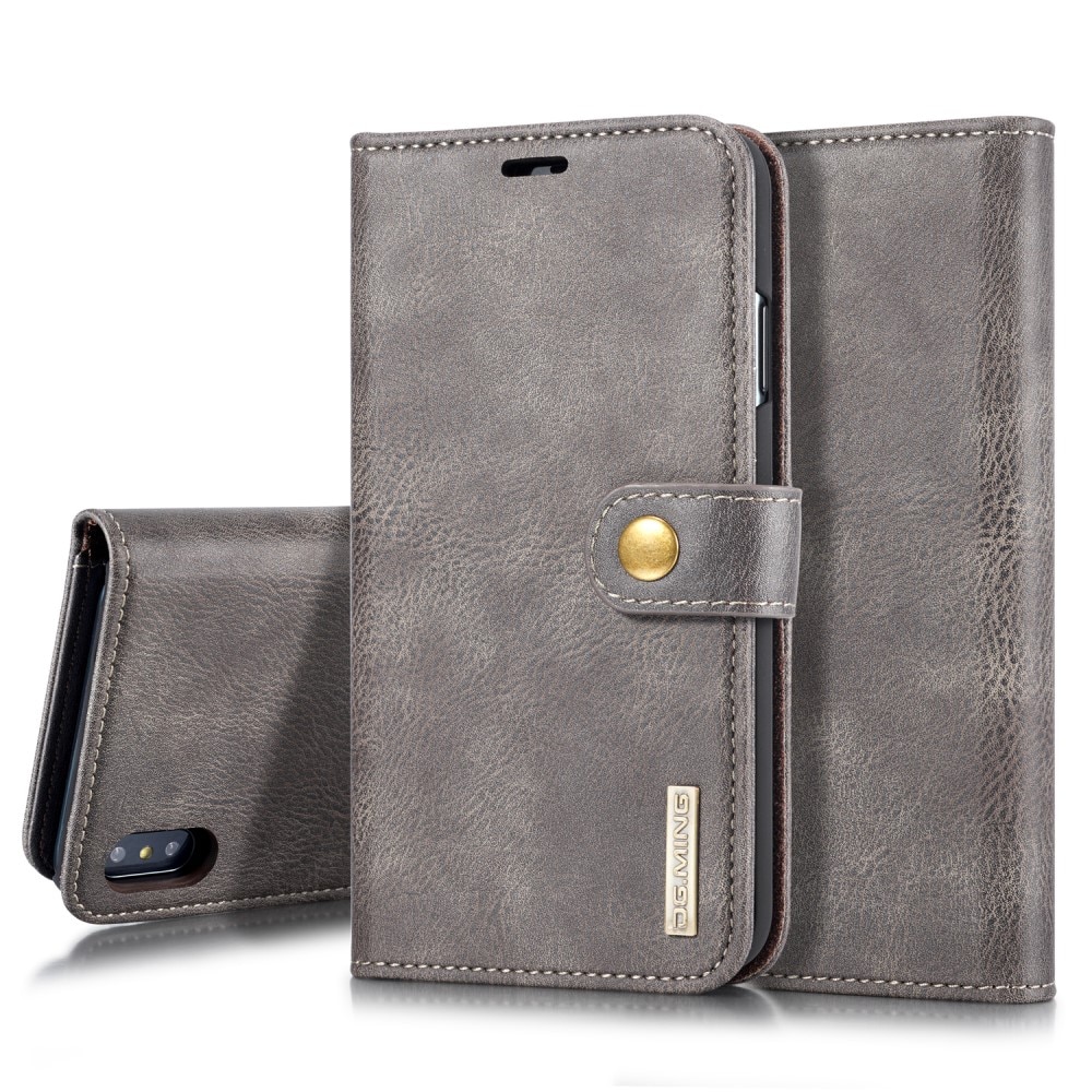 Cartera Magnet Wallet iPhone XS Max Marrón