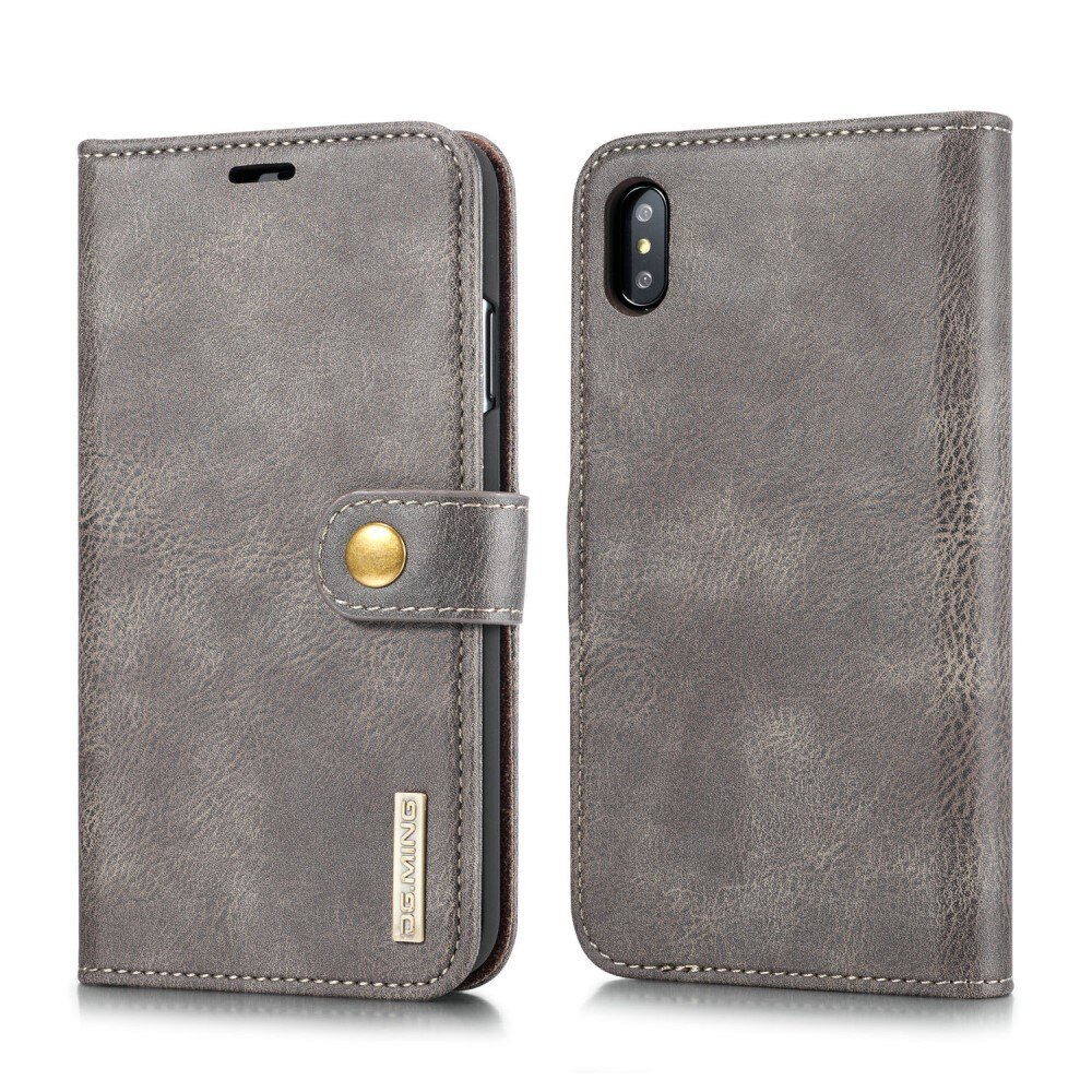 Cartera Magnet Wallet iPhone XS Max Marrón