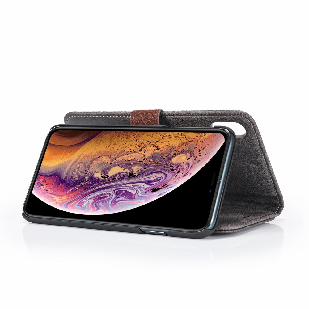 Cartera Magnet Wallet iPhone Xs Max Brown