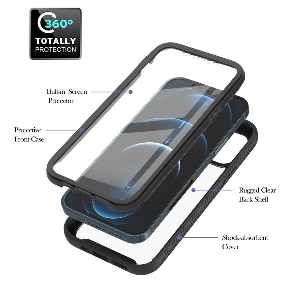 Funda Full Protection iPhone 12 Pro Max Negro