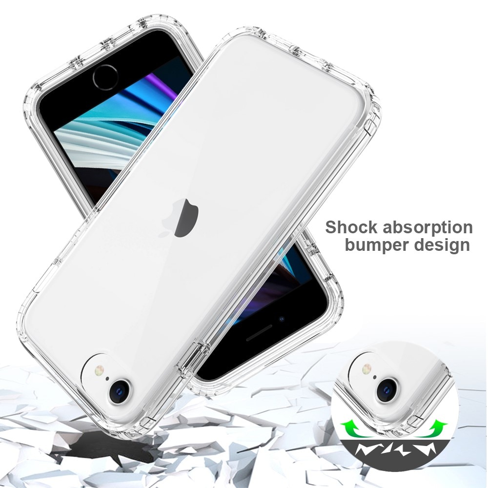 Funda con cobertura total iPhone 8 transparente