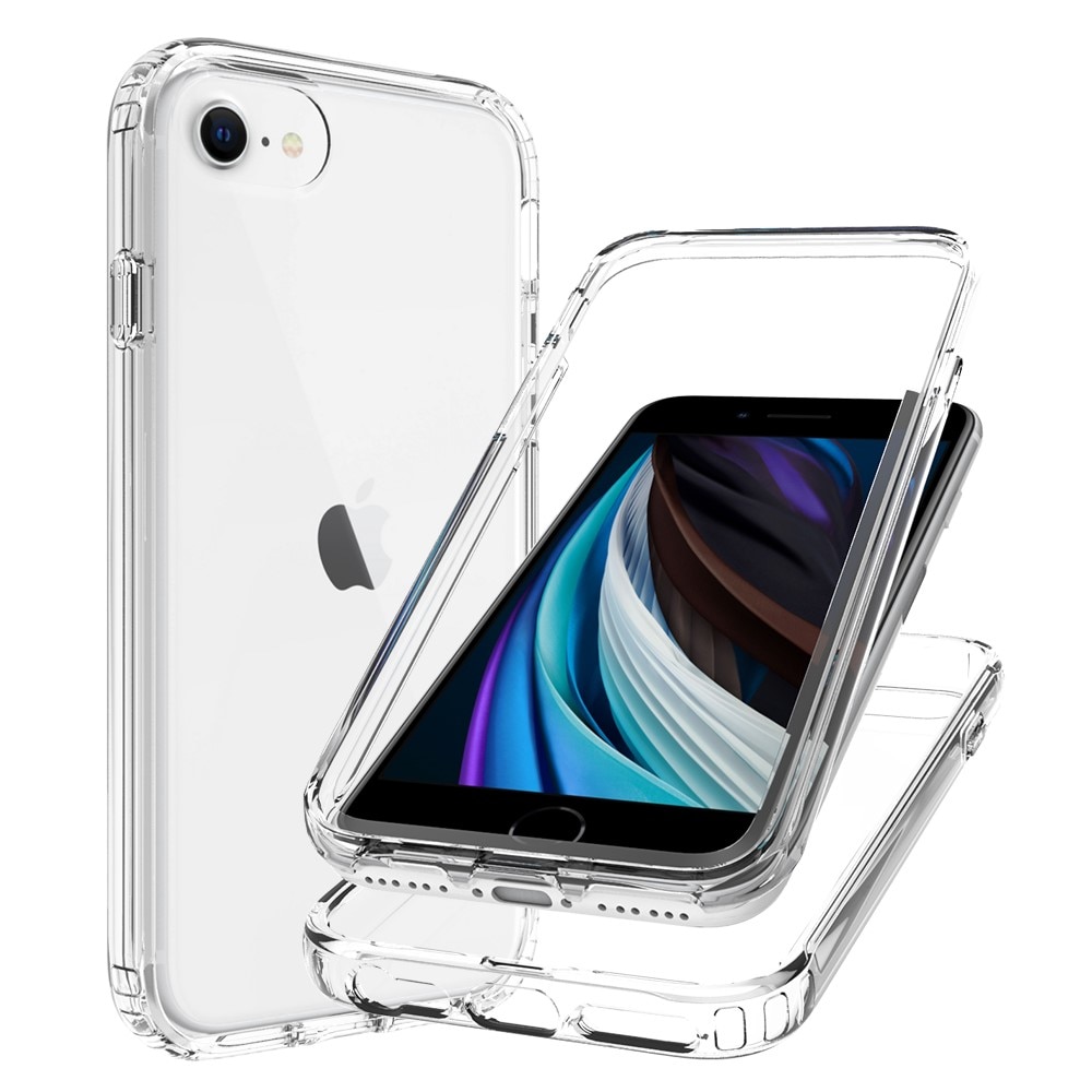 Funda con cobertura total iPhone SE (2022) transparente