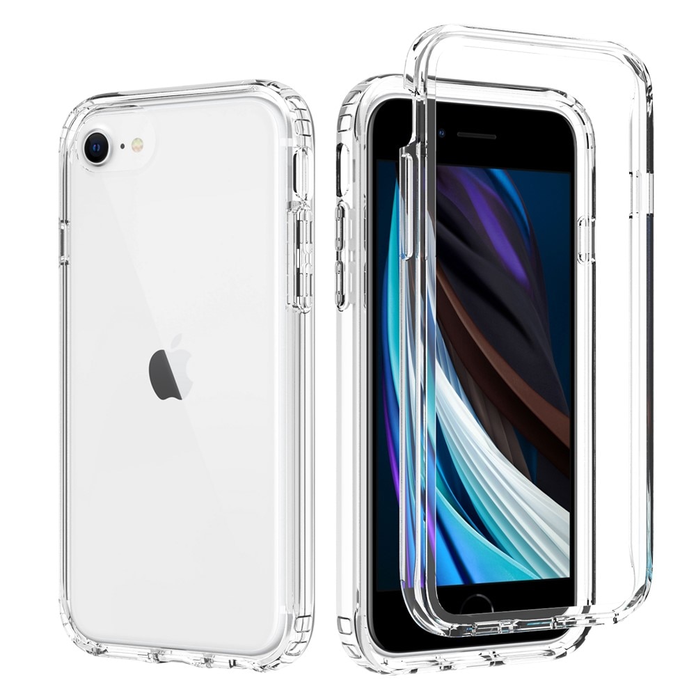 Funda con cobertura total iPhone SE (2020) transparente