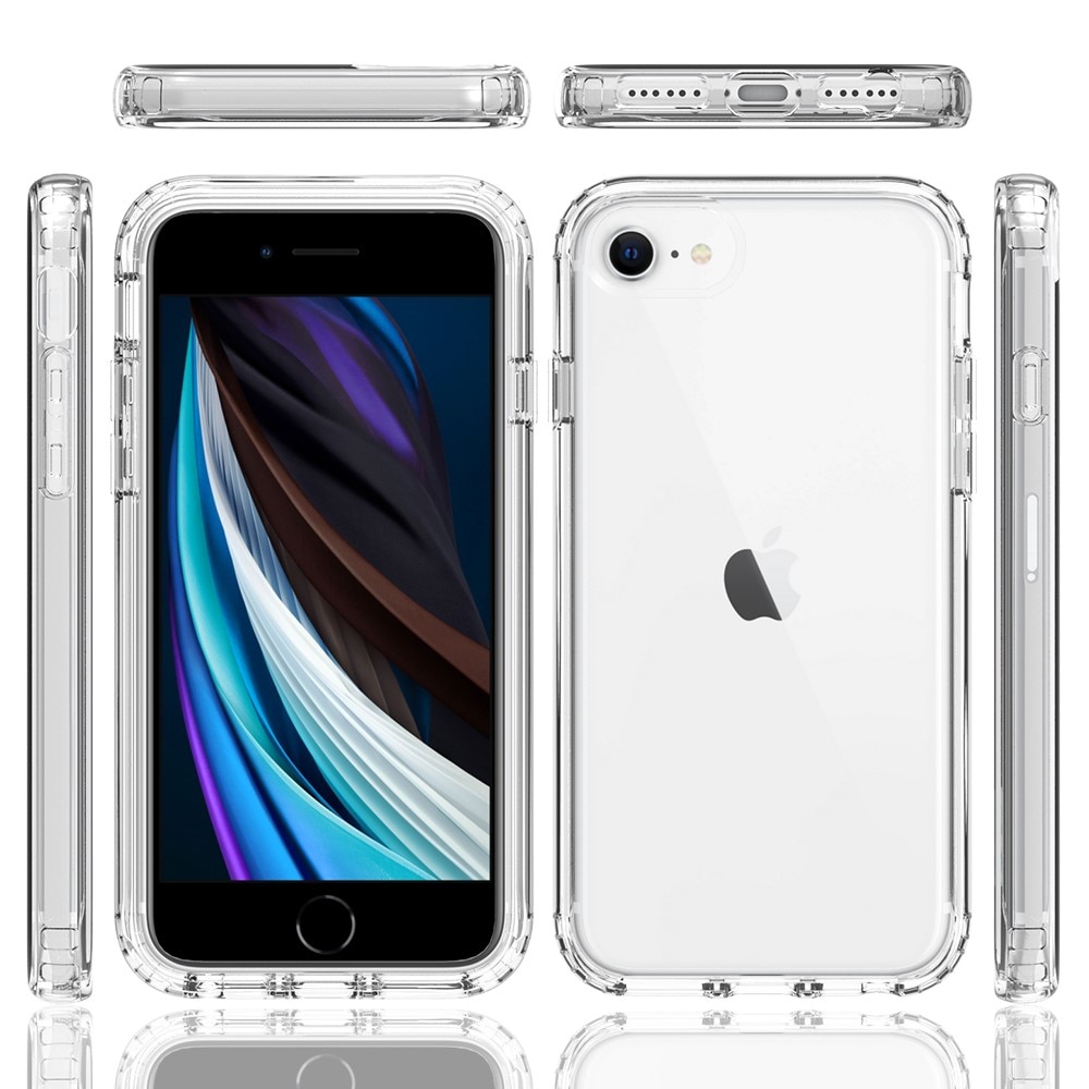 Funda con cobertura total iPhone SE (2020) transparente