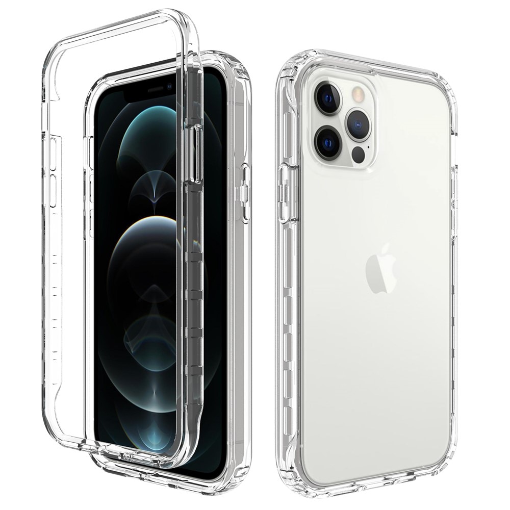 Funda con cobertura total iPhone 12/12 Pro transparente