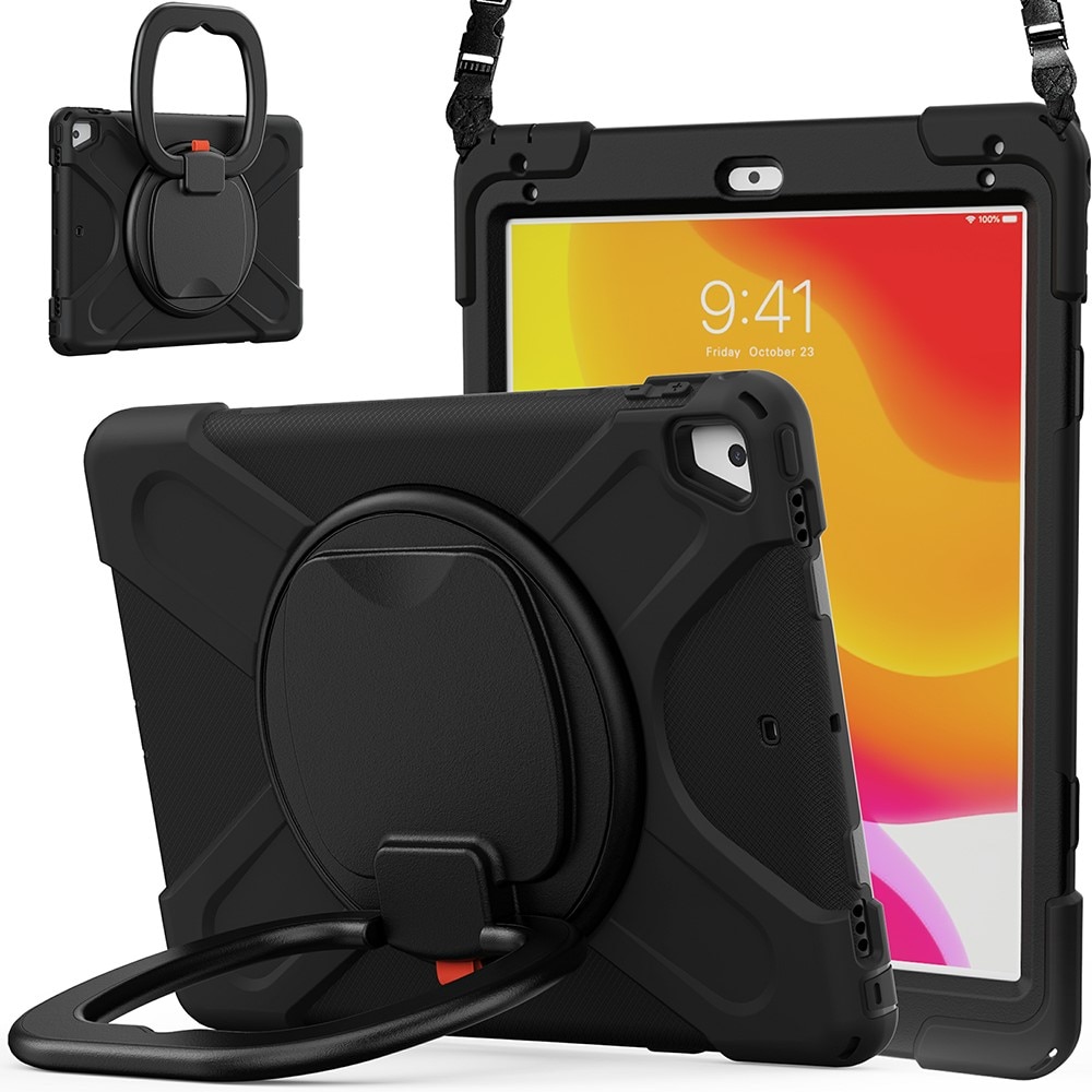 Funda híbrida con soporte y correa para el hombro iPad Air 9.7 1st Gen (2013) negro