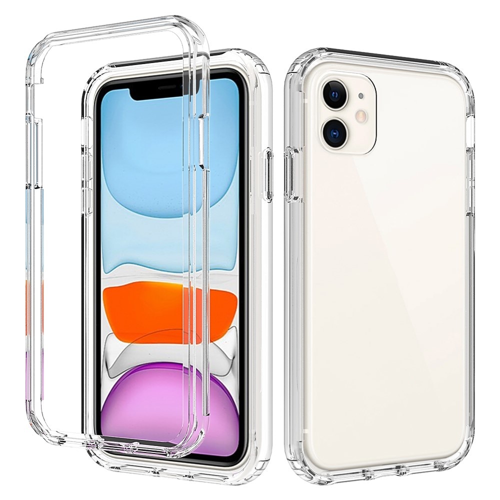 Funda con cobertura total iPhone 11 transparente