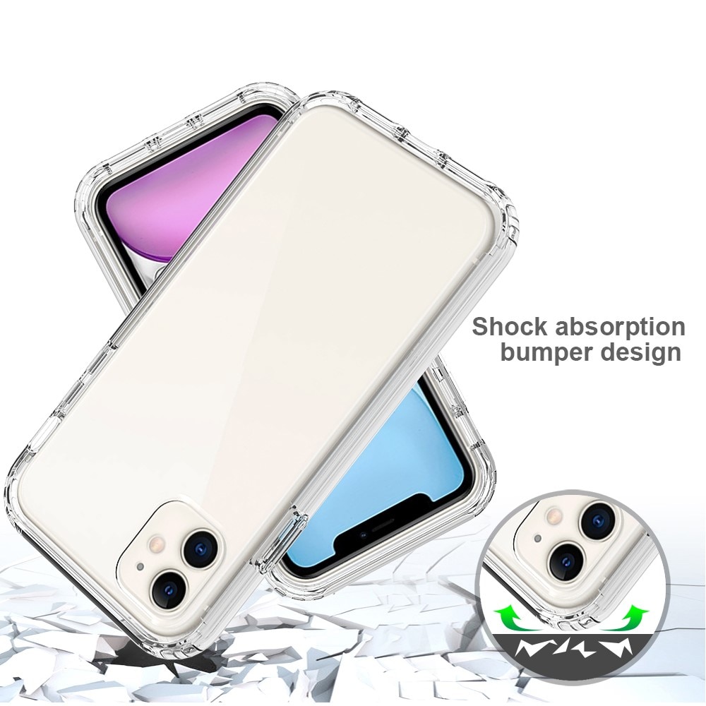 Funda con cobertura total iPhone 11 transparente